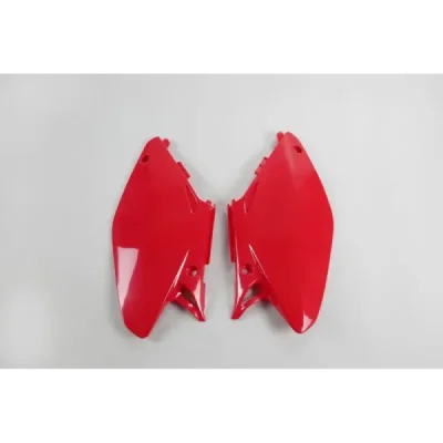 Komplet plastikowych osłon bocznych tylnych UFO Honda CR 125R 250R czerwony (HO03658070)