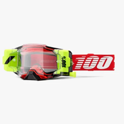 Gogle Armega Forecast Roll-Off Red czerwony/biały/żółty fluo - 100 Procent