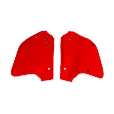 Komplet plastikowych osłon bocznych tylnych UFO Honda CR 125R 250R czerwony (HO02654067)