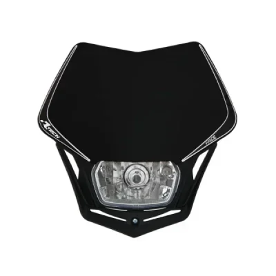 Lampa przednia Racetech V-FACE czarny (MASKNR00008)