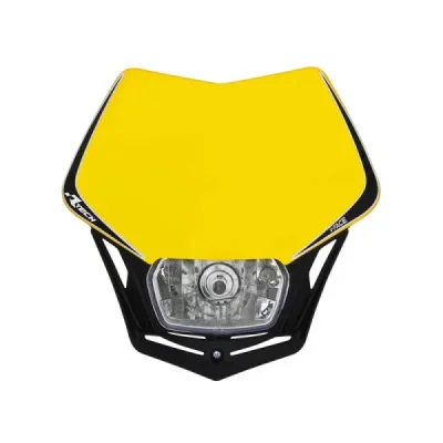 Lampa przednia Racetech V-FACE żółty czarny (MASKGINR008) Lampa przednia Racetech V-FACE żółty czarny (MASKGINR008)