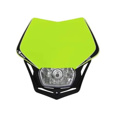 Lampa przednia Racetech V-FACE żółty fluo czarny (MASKGFNR008) Lampa przednia Racetech V-FACE żółty fluo czarny (MASKGFNR008)