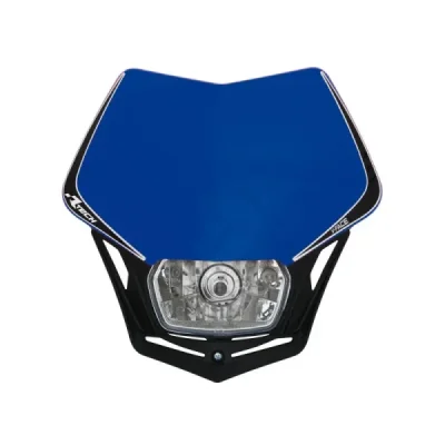 Lampa przednia Racetech V-FACE niebieski czarny (MASKBLNR008)