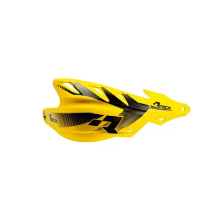 Osłony rąk Raptor żółte z mocowaniami na kierownicę 22,2mm i 28,6mm - RACETECH Osłony rąk Raptor żółte z mocowaniami na kierownicę 22,2mm i 28,6mm - RACETECH