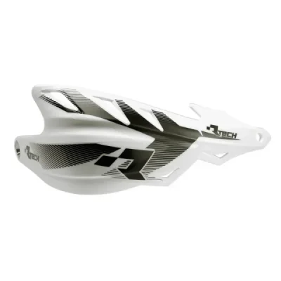 Osłony rąk Raptor biały z mocowaniami na kierownicę 22,2mm i 28,6mm - RACETECH Osłony rąk Raptor biały z mocowaniami na kierownicę 22,2mm i 28,6mm - RACETECH