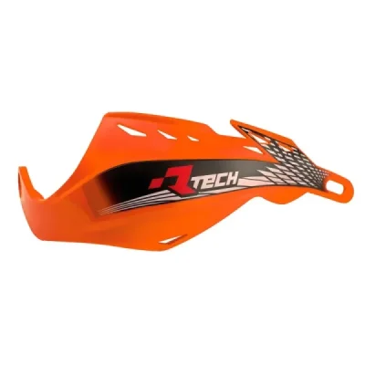 Osłony rąk Gladiator Easy pomarańczowy z mocowaniami na kierownicę 22,2mm i 28,6mm - RACETECH