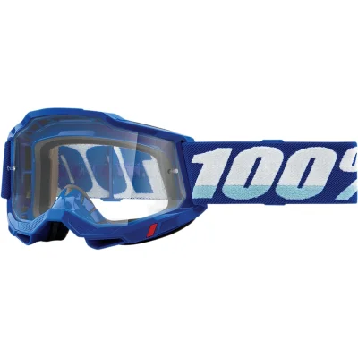 Gogle Accuri 2 Blue niebieski/biały szybka przeźroczysta - 100 Procent