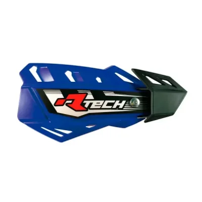 Osłony rąk FLX niebieskie z 2 rodzajami mocowań do kierownicy oraz manetek - RACETECH