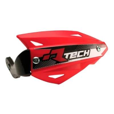 Osłony rąk Vertigo ATV czerwone z 3 rodzajami mocowań do kierownicy - RACETECH Osłony rąk Vertigo ATV czerwone z 3 rodzajami mocowań do kierownicy - RACETECH