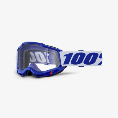 Gogle Accuri 2 Blue niebieski/biały szybka przeźroczysta - 100 Procent