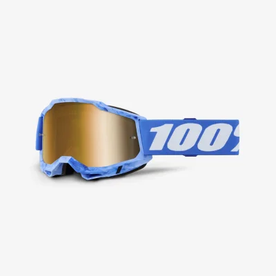 Gogle Accuri 2 Sursi niebieski/biały szybka złote lustro - 100 Procent Gogle Accuri 2 Sursi niebieski/biały szybka złote lustro - 100 Procent
