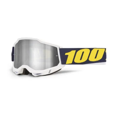Gogle Accuri 2 Wolg czerwony/biały szybka srebrne lustro - 100 Procent Gogle Accuri 2 Wolg czerwony/biały szybka srebrne lustro - 100 Procent