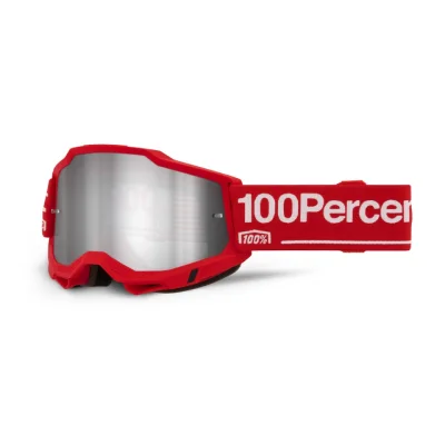 Gogle Accuri 2 Wolg czerwony/biały szybka srebrne lustro - 100 Procent Gogle Accuri 2 Wolg czerwony/biały szybka srebrne lustro - 100 Procent