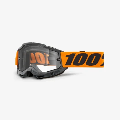 Gogle Accuri 2 Enduro Moto Orange czarny/pomarańczowy szybka przeźroczysta podwójna - 100 Procent Gogle Accuri 2 Enduro Moto Orange czarny/pomarańczowy szybka przeźroczysta podwójna - 100 Procent