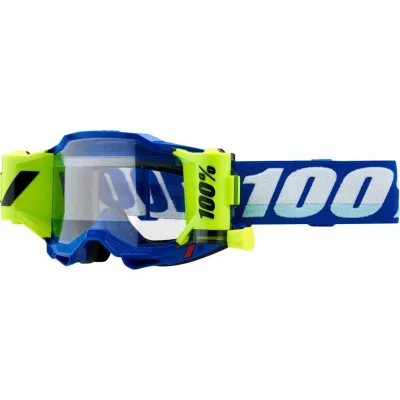 Gogle Accuri 2 Forecast Roll-Off Blue niebieski/biały/żółty fluo szybka przeźroczysta - 100 Procent Gogle Accuri 2 Forecast Roll-Off Blue niebieski/biały/żółty fluo szybka przeźroczysta - 100 Procent