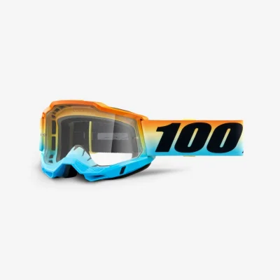 Gogle Accuri 2 Youth Junior Sunset niebieski/pomarańczowy/czarny szybka przeźroczysta - 100 Procent Gogle Accuri 2 Youth Junior Sunset niebieski/pomarańczowy/czarny szybka przeźroczysta - 100 Procent