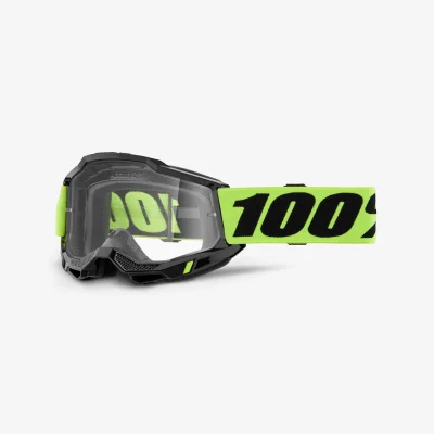 Gogle Accuri 2 Youth Junior Neon Yellow czarny/żółty fluo szybka przeźroczysta - 100 Procent Gogle Accuri 2 Youth Junior Neon Yellow czarny/żółty fluo szybka przeźroczysta - 100 Procent