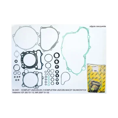Zestaw uszczelek silnika ProX Yamaha YZF 250 01-13 WRF 250 01-0 (34.2401) Zestaw uszczelek silnika ProX Yamaha YZF 250 01-13 WRF 250 01-0 (34.2401)