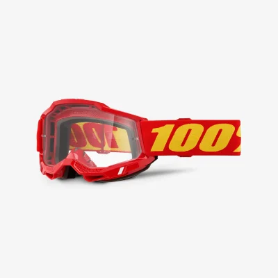 Gogle Accuri 2 Youth Junior Red czerwony/biały szybka przeźroczysta - 100 Procent Gogle Accuri 2 Youth Junior Red czerwony/biały szybka przeźroczysta - 100 Procent