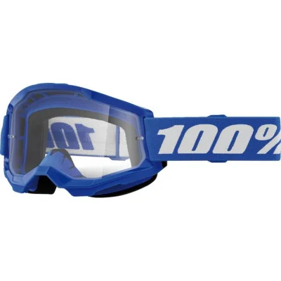 Gogle Strata 2 Youth Junior Blue niebieski/biały szybka przeźroczysta - 100 Procent