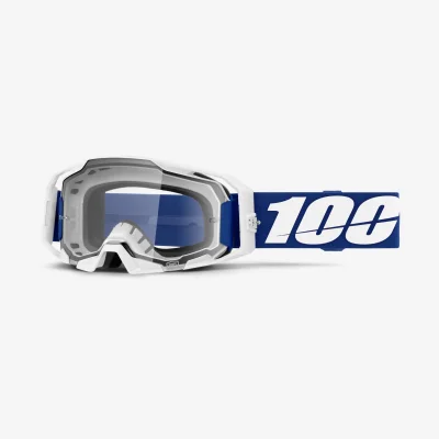 Gogle Armatic Blue biały/niebieski szybka przeźroczysta - 100 Procent Gogle Armatic Blue biały/niebieski szybka przeźroczysta - 100 Procent