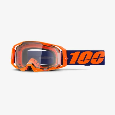 Gogle Armatic Neon Orange pomarańczowy/fioletowy szybka przeźroczysta - 100 Procent Gogle Armatic Neon Orange pomarańczowy/fioletowy szybka przeźroczysta - 100 Procent