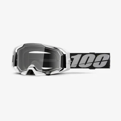 Gogle Armatic Rapidracer szary/czarny szybka przeźroczysta - 100 Procent Gogle Armatic Rapidracer szary/czarny szybka przeźroczysta - 100 Procent