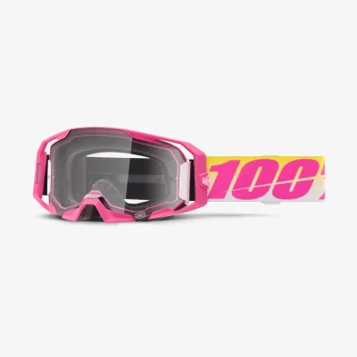 Gogle Armatic Sellars różowy/żółty/biały szybka przeźroczysta - 100 Procent Gogle Armatic Sellars różowy/żółty/biały szybka przeźroczysta - 100 Procent