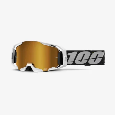 Gogle Armatic Rapidracer szary/czarny szybka złote lustro - 100 Procent Gogle Armatic Rapidracer szary/czarny szybka złote lustro - 100 Procent