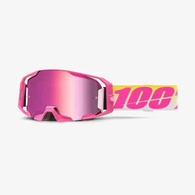 Gogle Armatic Sellars różowy/żółty/biały szybka różowe lustro - 100 Procent Gogle Armatic Sellars różowy/żółty/biały szybka różowe lustro - 100 Procent