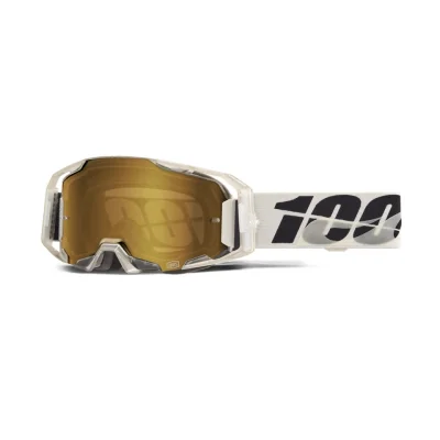 Gogle Armatic Pitch szary/czarny szybka złote lustro - 100 Procent Gogle Armatic Pitch szary/czarny szybka złote lustro - 100 Procent