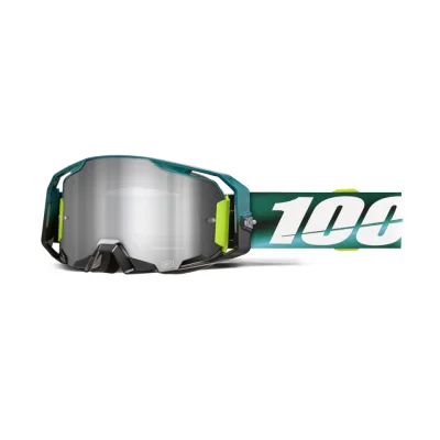 Gogle Armatic Polarity zielony/biały szybka srebrne lustro - 100 Procent Gogle Armatic Polarity zielony/biały szybka srebrne lustro - 100 Procent