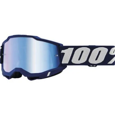 Gogle Accuri 2 Deepmarine granatowy/biały szybka niebieskie lustro - 100 Procent Gogle Accuri 2 Deepmarine granatowy/biały szybka niebieskie lustro - 100 Procent