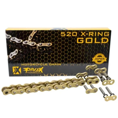 Łańcuch napędowy ProX X-Ring Gold 520 120L (07.RC520120XCG) Łańcuch napędowy ProX X-Ring Gold 520 120L (07.RC520120XCG)