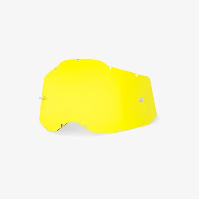 Szybka do gogli Racecraft 2/Accuri 2/Strata 2 żółta - 100 Procent Szybka do gogli Racecraft 2/Accuri 2/Strata 2 żółta - 100 Procent