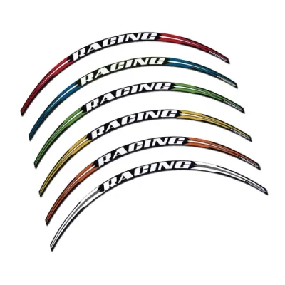 Taśma ozdobna na felgi Racing czerwony wypukła - PRO GRIP Taśma ozdobna na felgi Racing czerwony wypukła - PRO GRIP