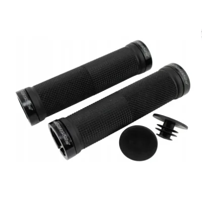 Manetki PG999 czarne 22+22mm dł. 120mm z czarną blokadą lock-on - PRO GRIP