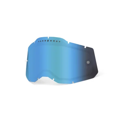 Szybka do gogli Racecraft 2/Accuri 2/Strata 2 podwójna wentylowana niebieskie lustro - 100 Procent Szybka do gogli Racecraft 2/Accuri 2/Strata 2 podwójna wentylowana niebieskie lustro - 100 Procent