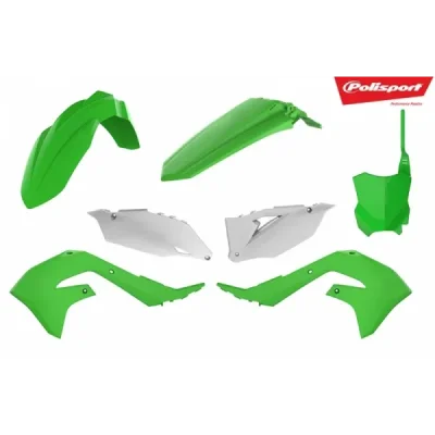 Zestaw plastików Body Kit Polisport zielony 05 biały (90816) Zestaw plastików Body Kit Polisport zielony 05 biały (90816)