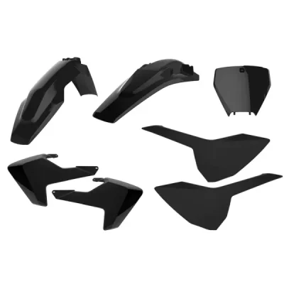 Zestaw plastików Body Kit Polisport czarny (90688)