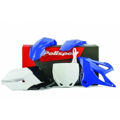 Zestaw plastików Body Kit Polisport niebiesko biały (90661) Zestaw plastików Body Kit Polisport niebiesko biały (90661)