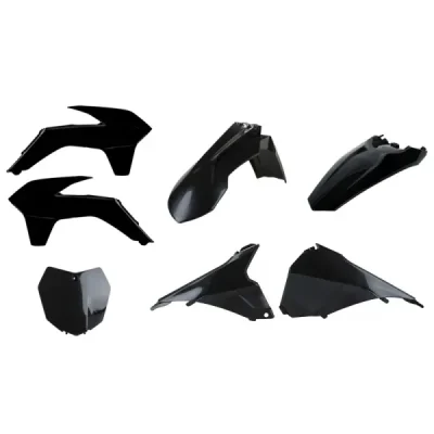 Zestaw plastików Body Kit Polisport czarny (90640)