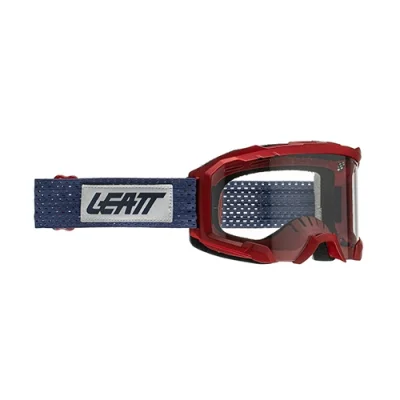 Gogle Velocity 4.0 MTB Chilli bordowy/granatowy szybka przeźroczysta - Leatt