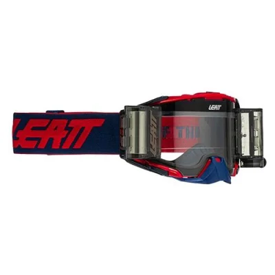 Gogle Velocity 6.5 Roll-Off Red/Blue granatowy/czerwony szybka przeźroczysta - Leatt