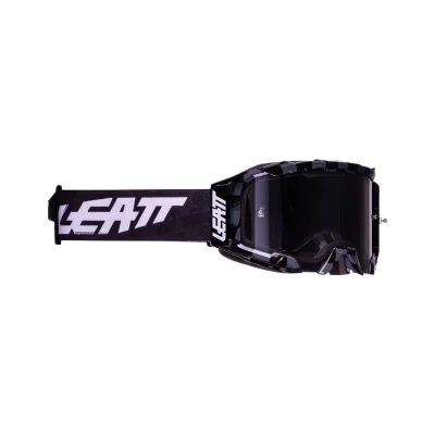Gogle Velocity 5.5 Iriz Brushed czarny szybka srebrna lustrzana - Leatt