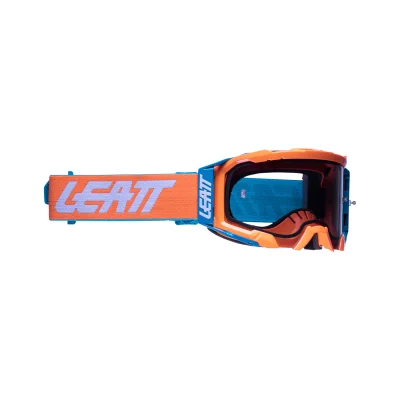 Gogle Velocity 5.5 Neon Orange Light Grey pomarańczowy/niebieski szybka dymione lustro szara - Leatt