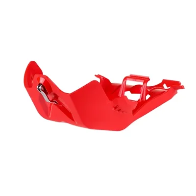 Osłona silnika Fortress Skid Plate czerwony 350/390/430/480/500 RR '20-'23 - POLISPORT