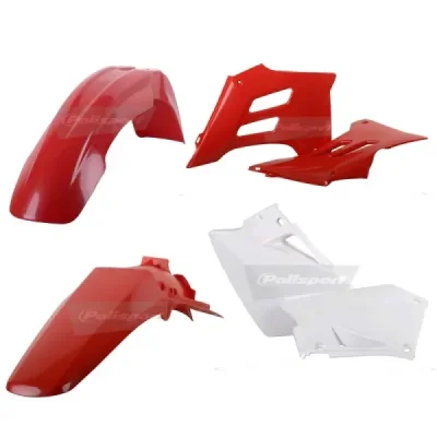 Zestaw plastików Body Kit Polisport czerwony biały (90197) Zestaw plastików Body Kit Polisport czerwony biały (90197)