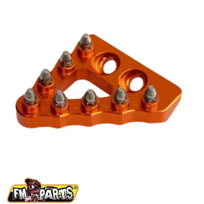Stopka dźwigni hamulca tylnego szeroka Fm-Parts KTM Husqvarna pomarańczowy (FPX22OR)