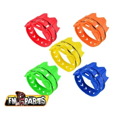 Osłona tłumika uniwersalna Fm-Parts czerwony (FPEP014RD)